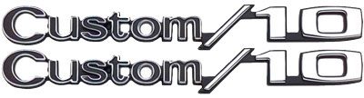 1969-1970 Fender Emblems - Chevy Truck