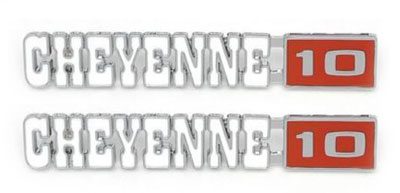 1971-1972 Fender Emblems - Chevy Truck