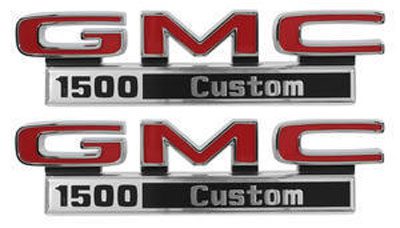 1971-1972 Fender Emblems - GMC Truck