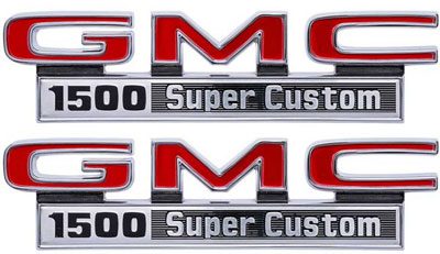 1971-1972 Fender Emblems - GMC Truck