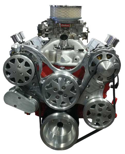 Front Drive System Small Block Chevy Machine finish