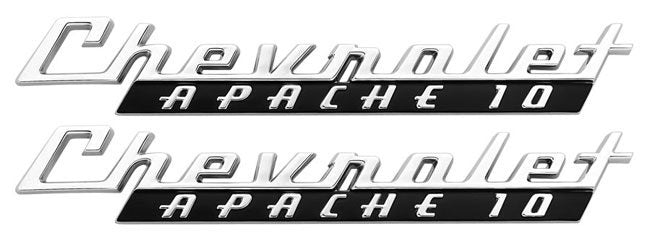 1960 Hood Side Emblems - Chevy Truck
