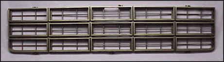 1980' Inner Grill, No Bowtie, Reproduction Black - GM Truck