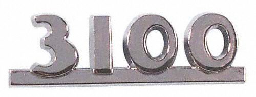 1950-1952 Hood Side Emblems "3100" - Chevy Truck