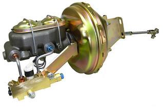 1960-1962 Power Brake Booster Kit, Zinc (Disc/Drum) - GM Truck