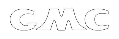 1947-1954 Decal Tailgate White GMC Letters