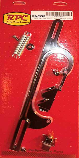 Universal Black Throttle Cable and Transmission Kick Down Cable Bracket Assembly