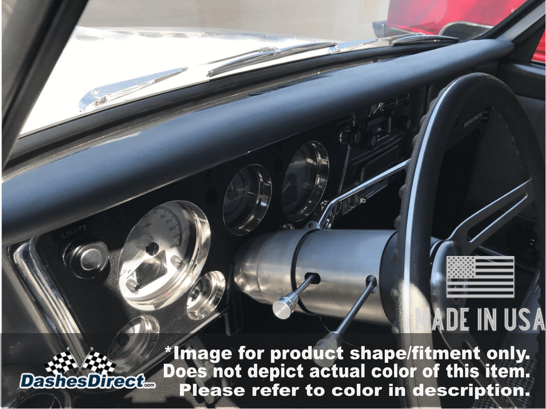 1967-1972 Urethane Dash Pad Lifetime Warranty, Made in the USA - Black - GM Truck