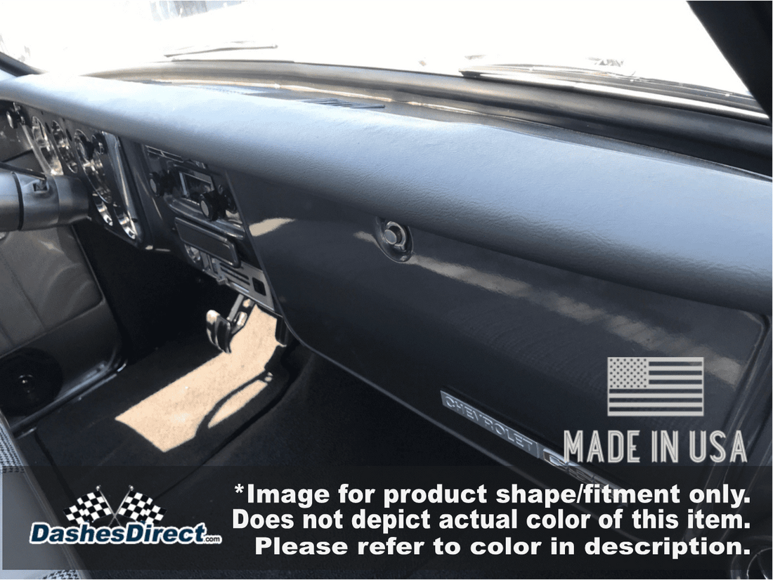 1967-1972 Urethane Dash Pad Lifetime Warranty, Made in the USA - Black - GM Truck