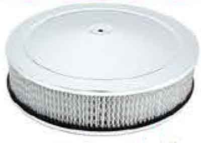 Air Cleaner 14"X4" Chrome - Universal