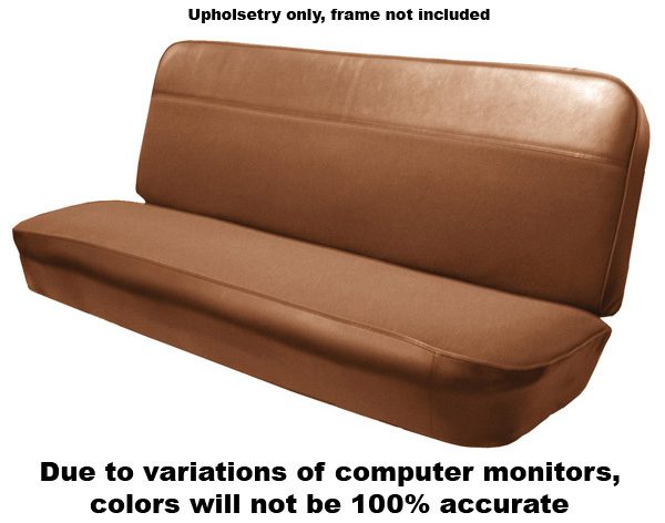 1960-1966 Bench Seat Cover Vinyl-Cloth Saddle/Saddle - GM Truck