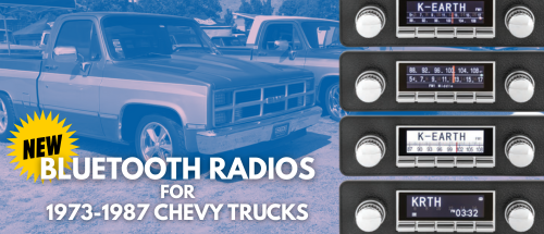 Bluetooth Radio for 1973-1987 Chevy Truck Square body