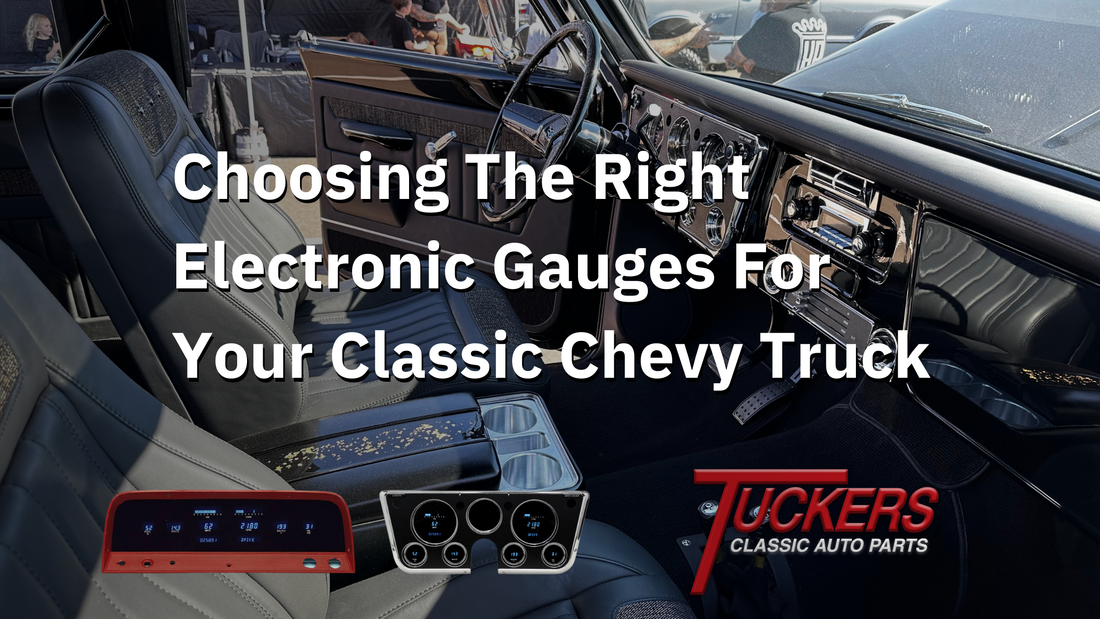 Choosing the Right Electronic Gauges for Your Classic Chevy Truck