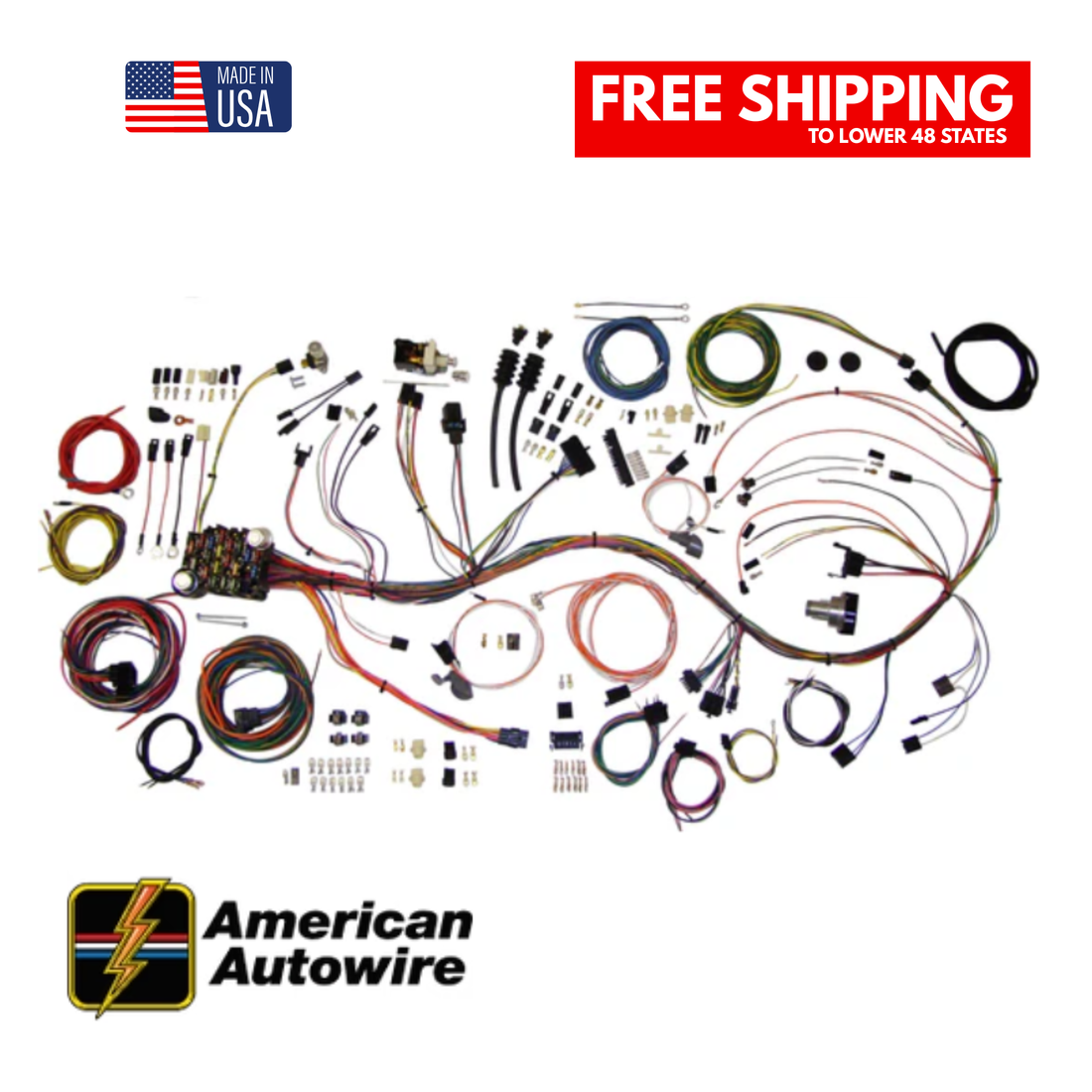 American Autowire 1969-1972 Wire Harness Update Kit-Chevrolet &amp; GMC Truck 510089