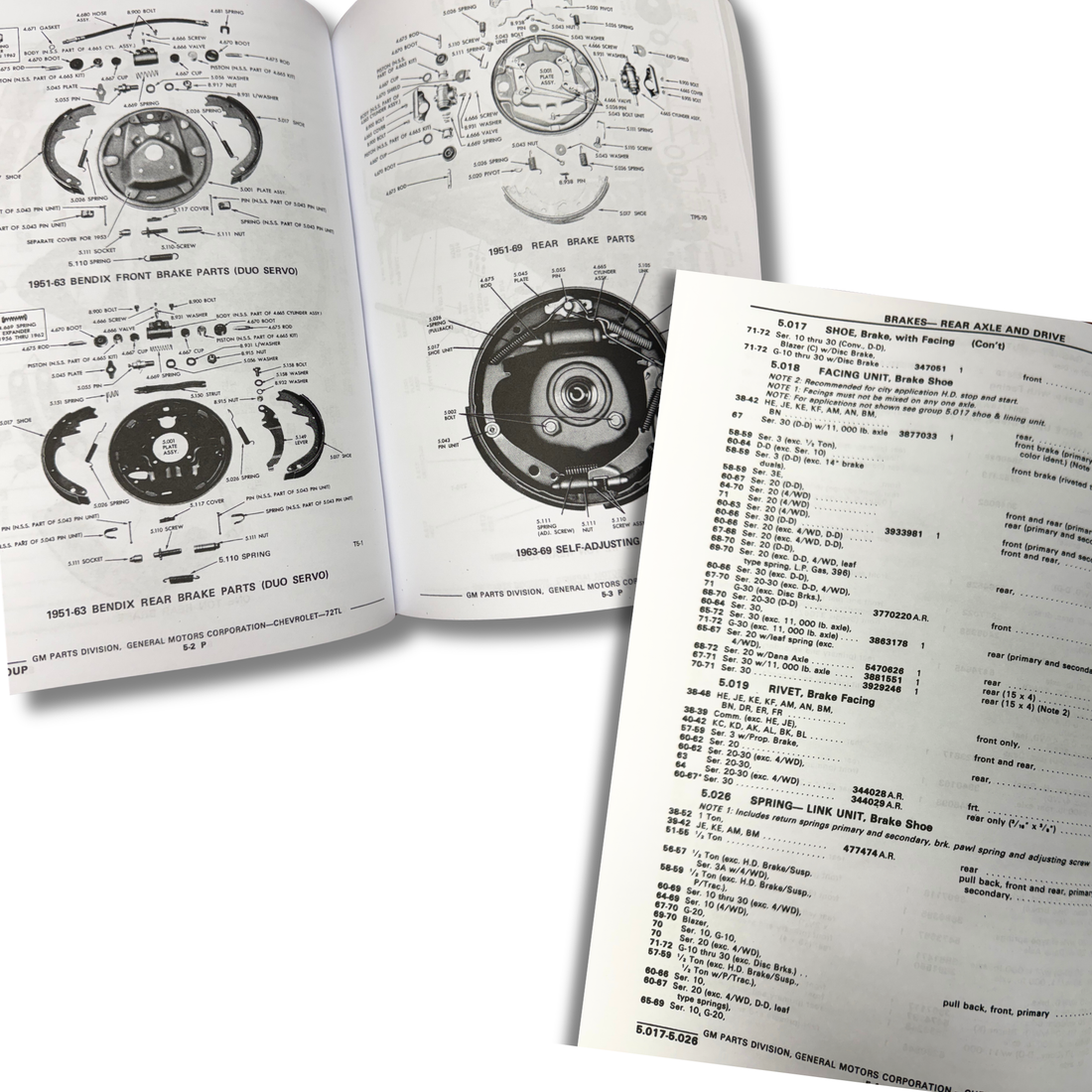 1946-1972 Chevrolet Truck Chassis and Body GM Factory Parts Catalog Interior View