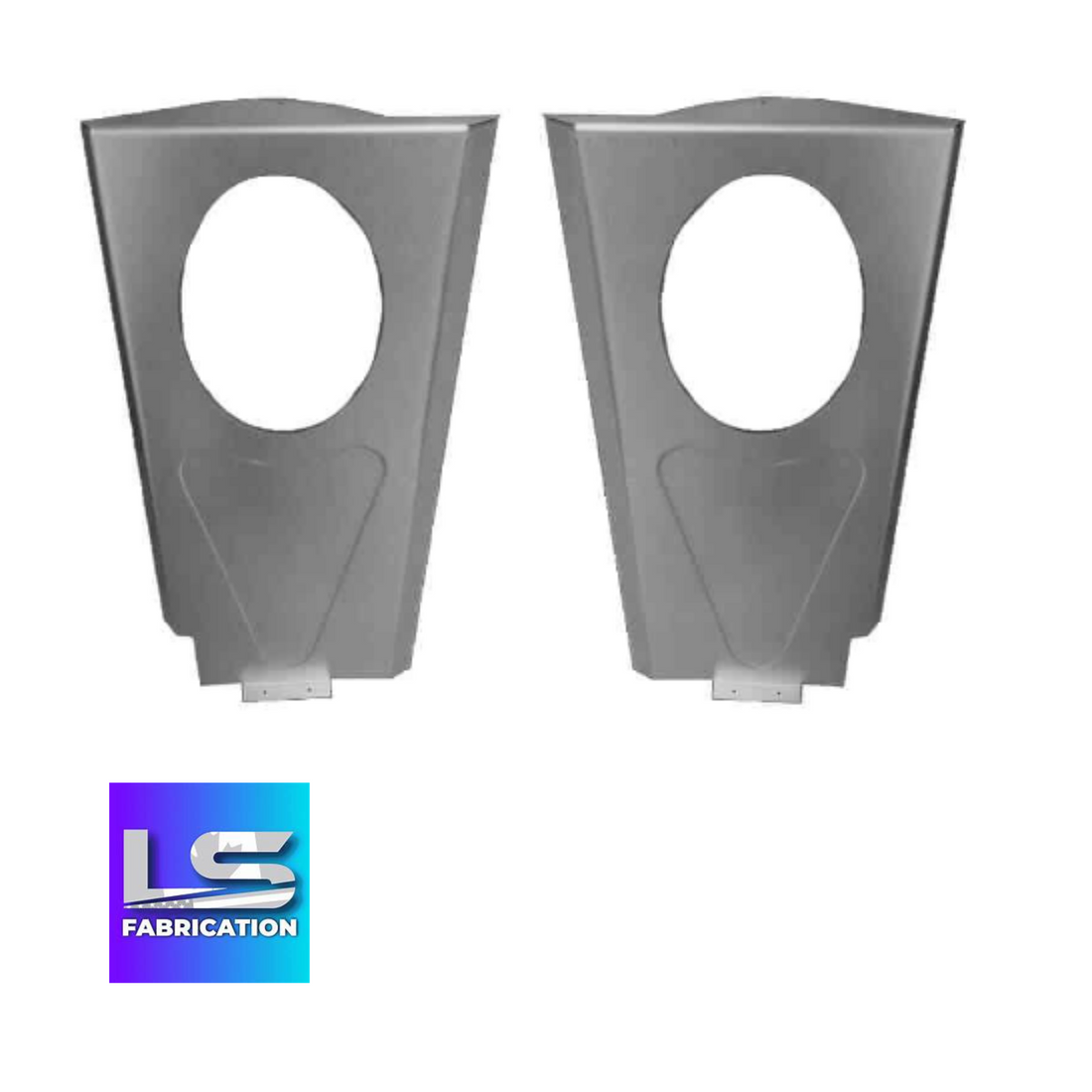1947-1953 Chevy/GMC Truck Speaker Brackets 6x9" - Blank