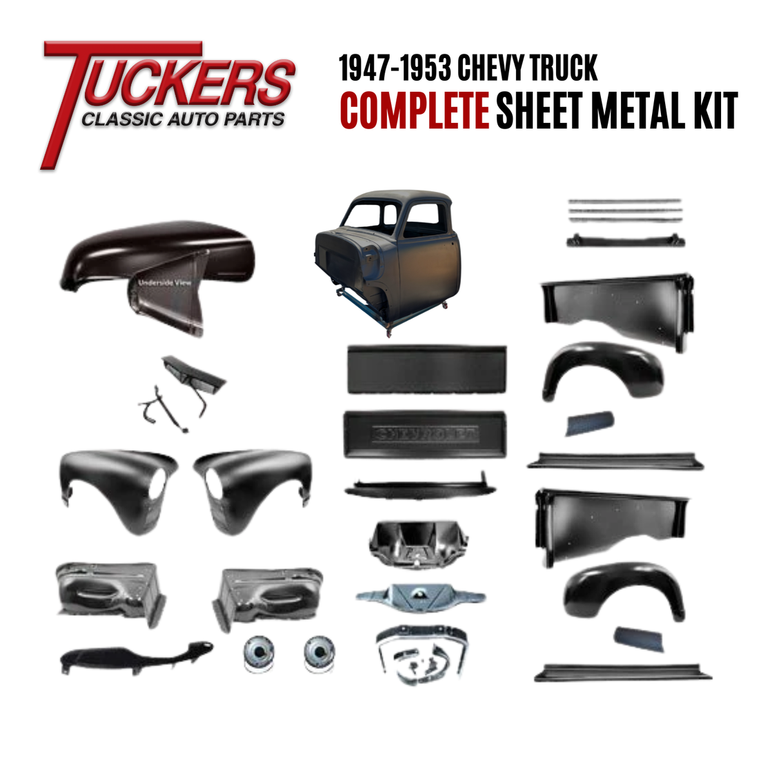 1947-1953 Chevy Truck Complete Sheet Metal Kit Full Body Tuckers Classic Auto Parts 