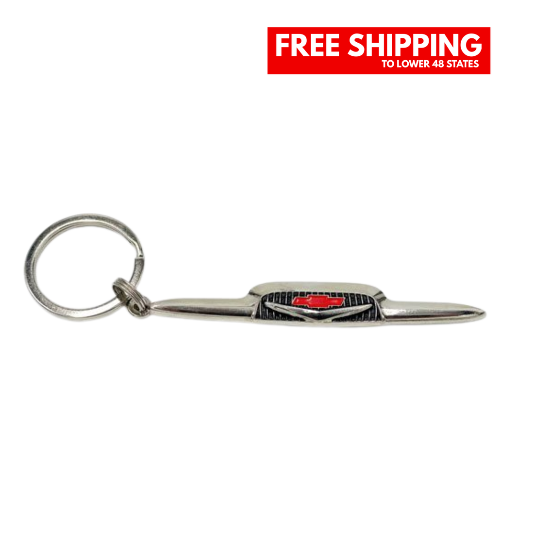 1956 Chevrolet Truck Hood Emblem Key Chain