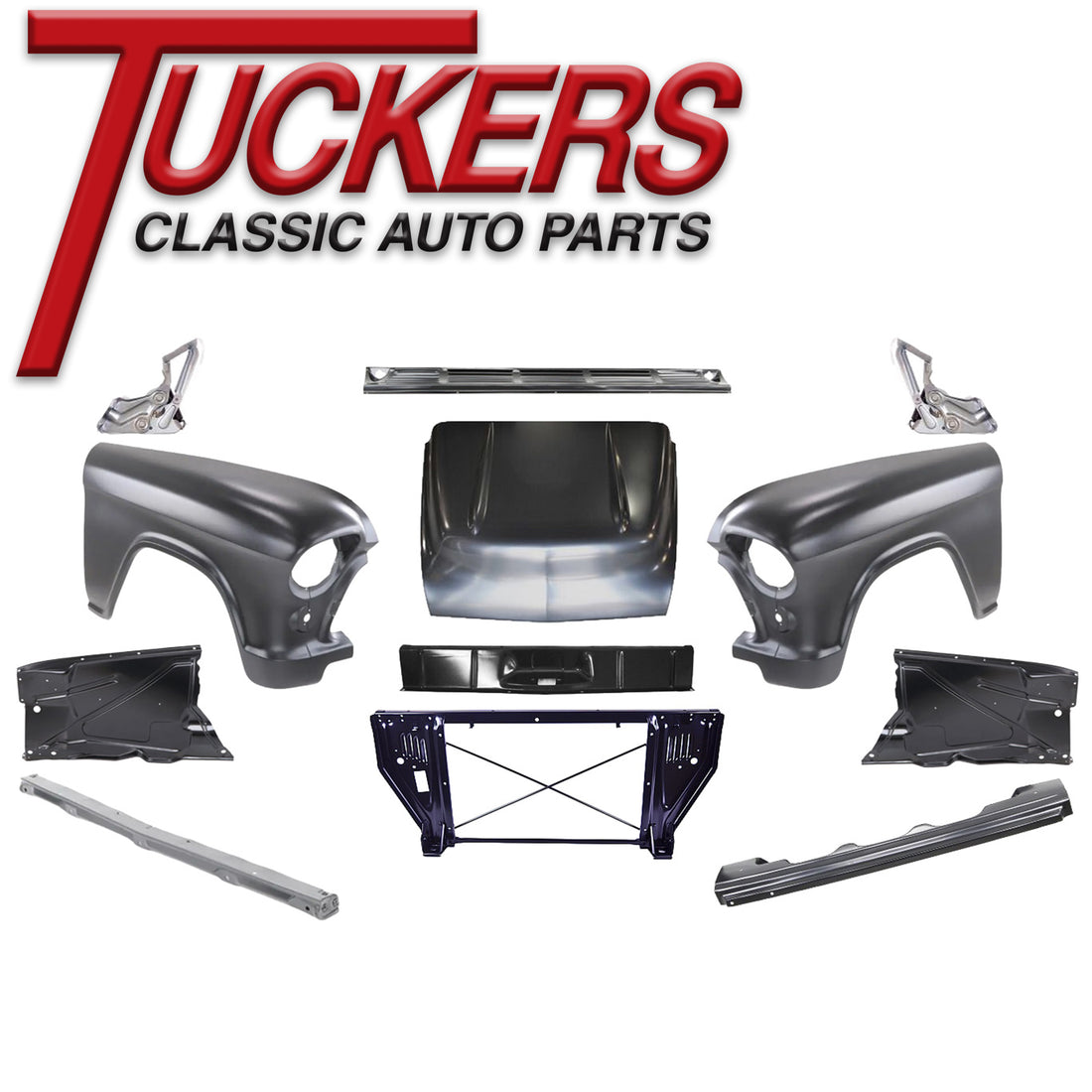 1957 Front End Sheet Metal Kit - Chevy Truck Tuckers Classic Auto Parts