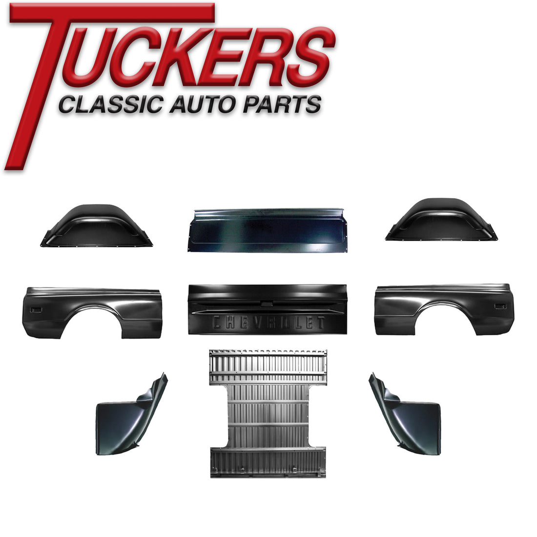 1968-1972 Short Bed Fleetside Assembly Sheet Metal Kit - Chevy Truck