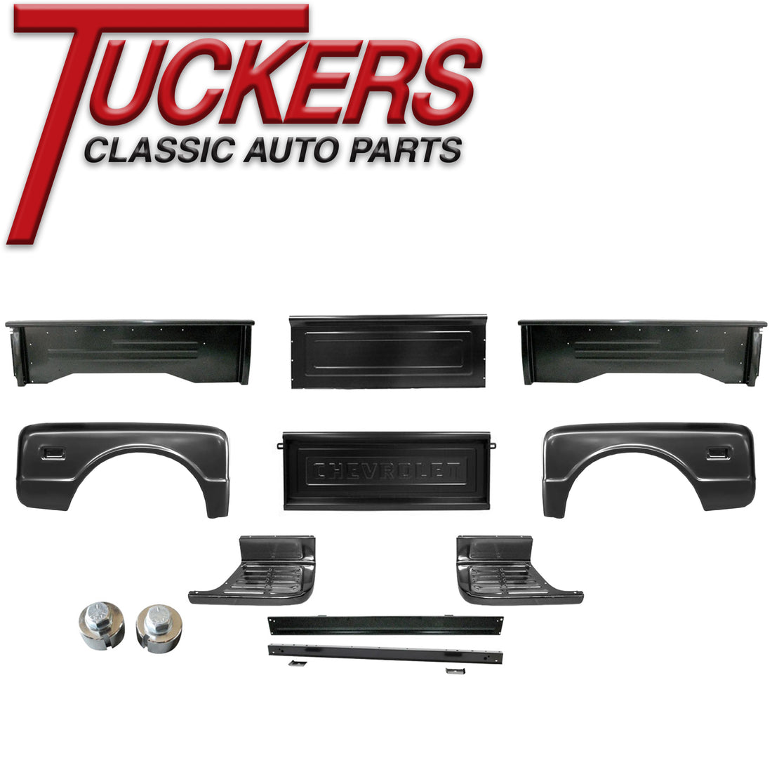 1968-1972 Short Bed Stepside Assembly Sheet Metal Kit - Chevy Truck