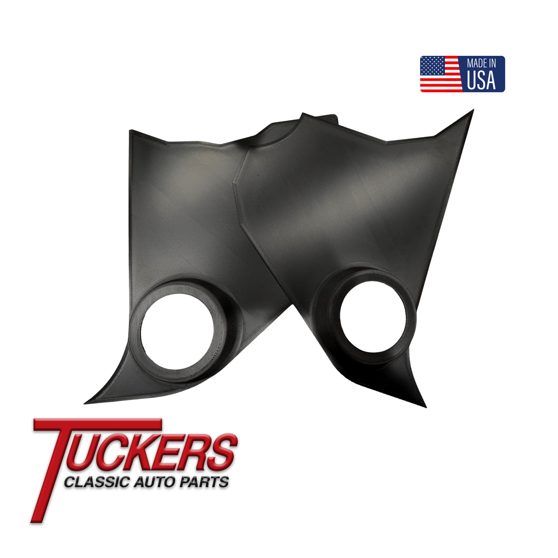 1973-1979 Chevy Truck Kick Panels w/ Speaker Opening and EBrake Pedal Clearance Tuckers Classic Auto Parts