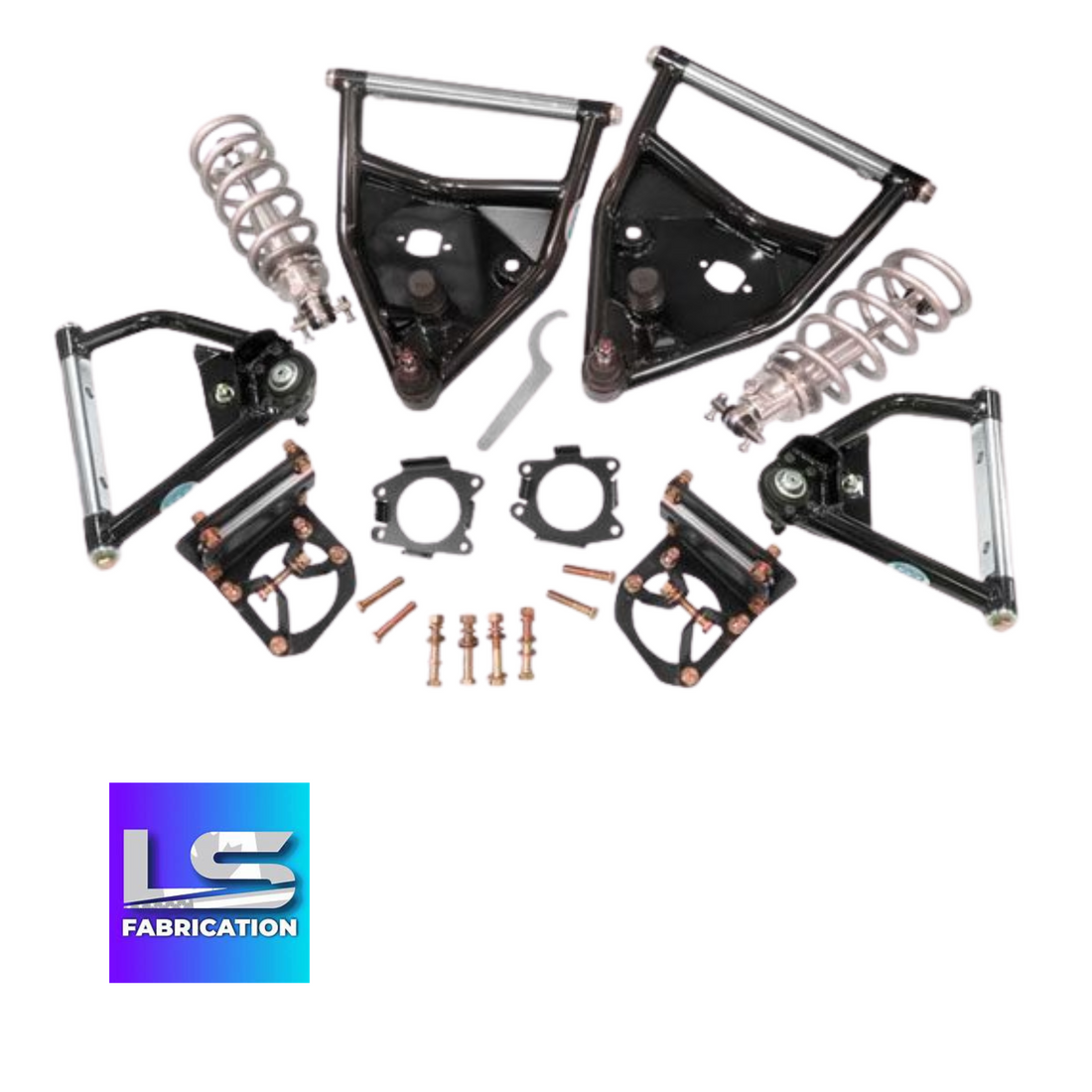 1973-1987 Chevrolet & GMC C10 Pickup Truck Front Coil-Over Tubular Suspension Kit