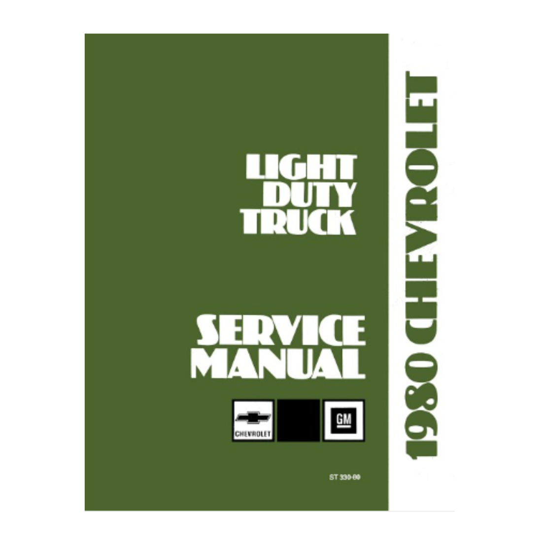 1980 Chevy Light Duty Truck Factory Service Manual – Print