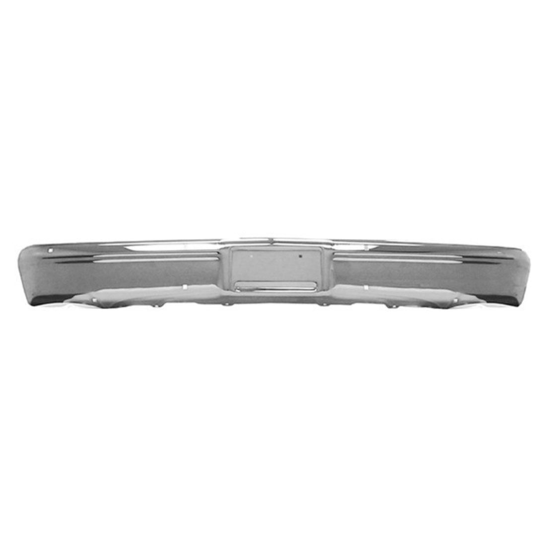 1983-1987 Chevy Squarebody GMC Truck Chrome Front Bumper | Without Molding Holes | C10 C20 K10 K20 Pickup, Blazer, Jimmy, Suburban