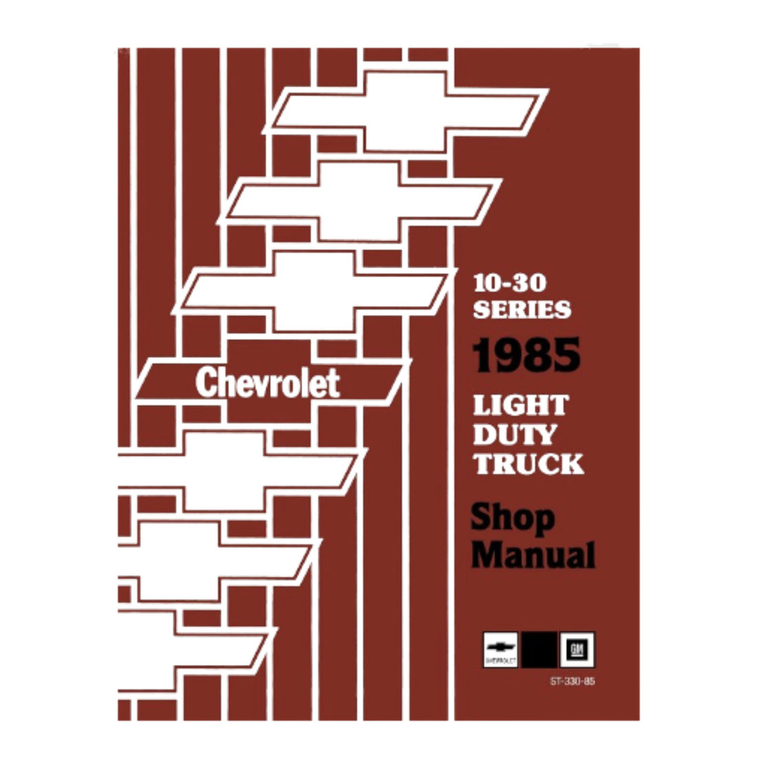 1985 Chevy Light Duty Truck 10-30 Series Factory Shop Manual with Wiring Diagrams – Print