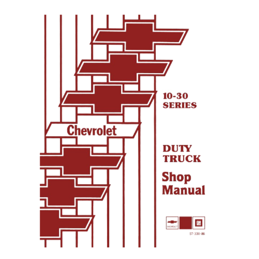 1986 Chevy Light Duty Truck 10-30 Series Factory Shop Manual – Print
