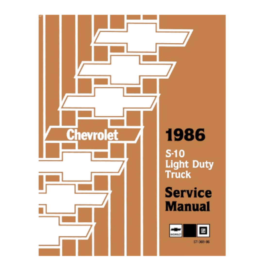 1986 Chevy S10 &amp; S10 Blazer Factory Shop Manual with Wiring Diagrams – Print