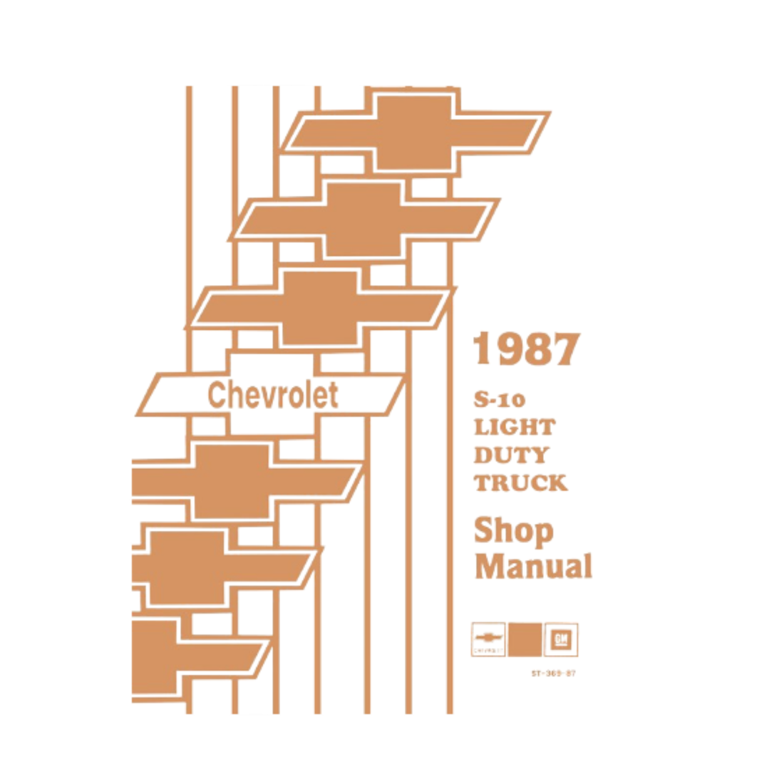 1987 Chevy S10 &amp; S10 Blazer Factory Shop Manual – Print
