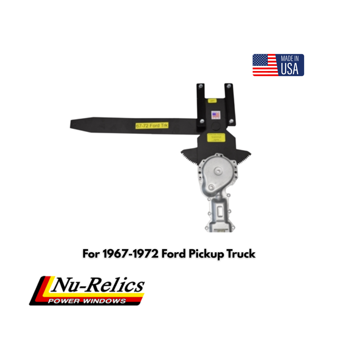 Nu-Relics 1967-1972 Power Window Conversion Kit - Ford Truck - 76780-2