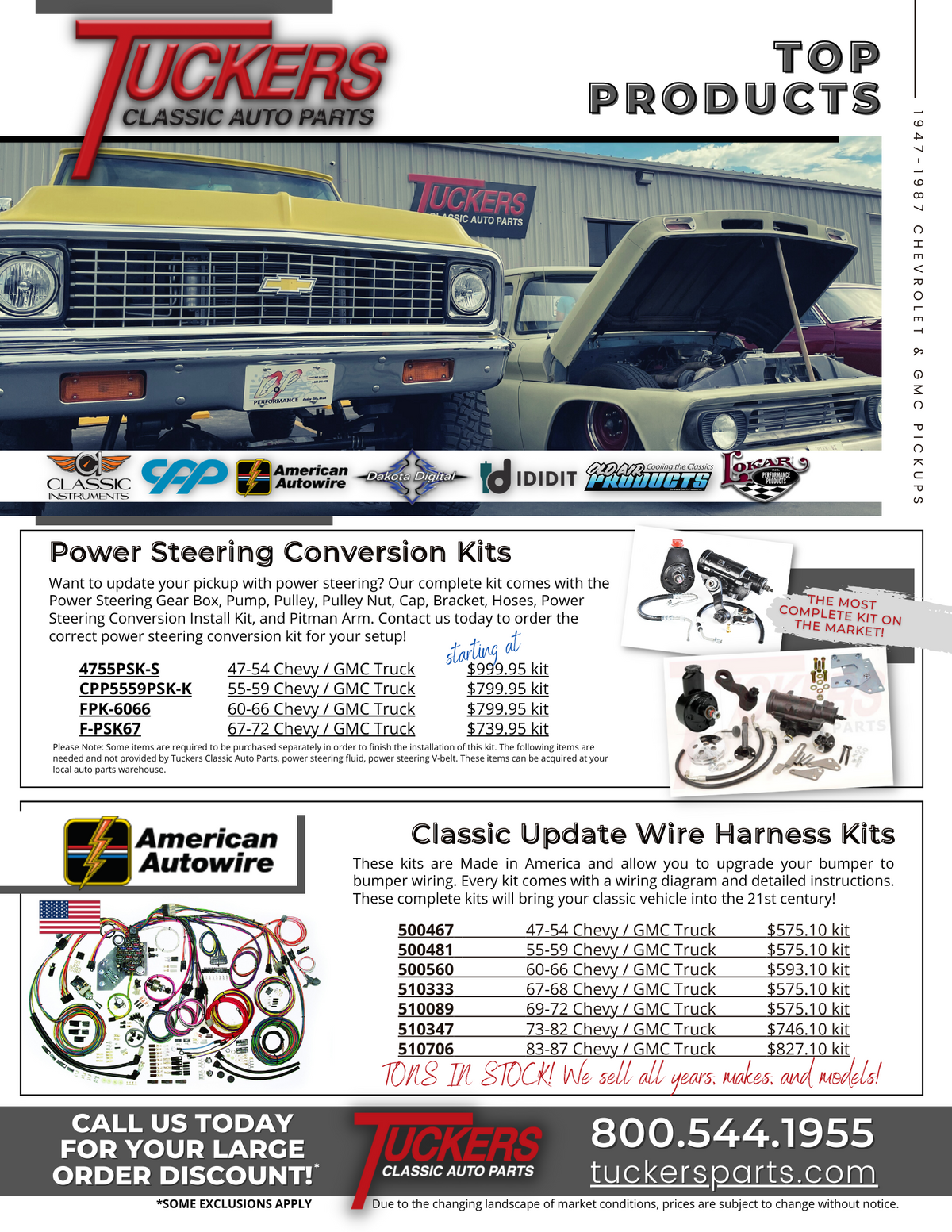 Tuckers Classic Auto Parts Catalog Brochure