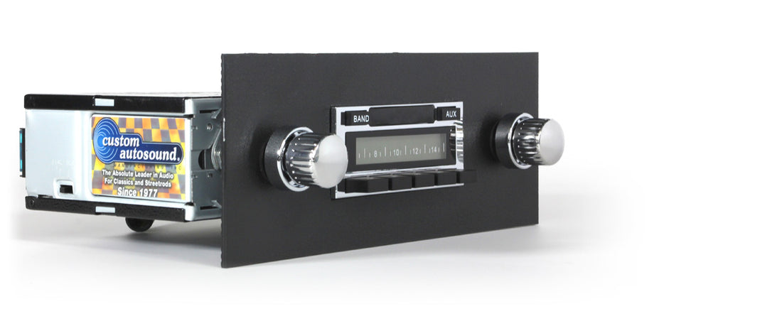 Custom Autosound 1960-1963 Chevy Truck Radio USA230 - CAM-CHTKLM-230