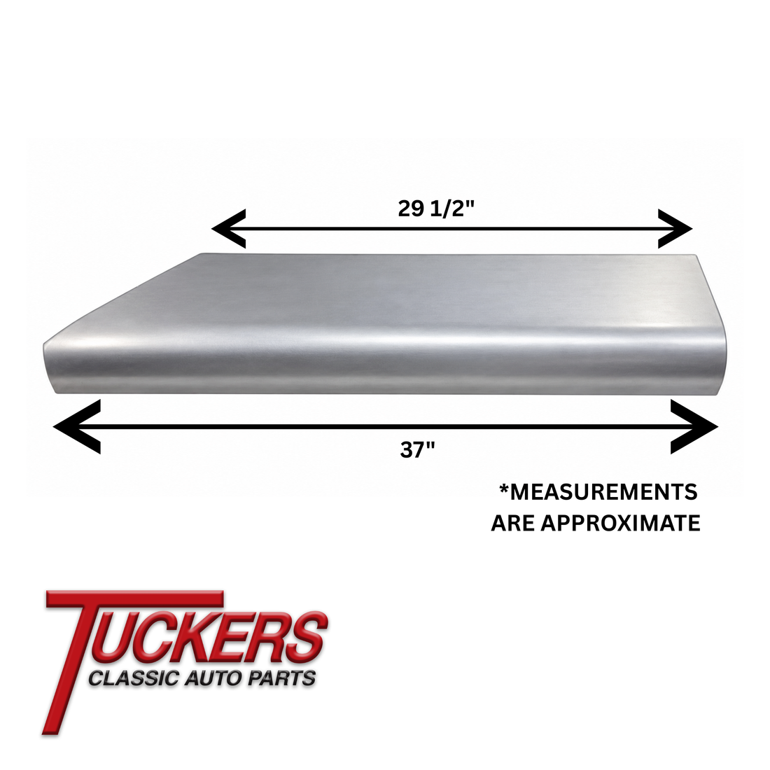 1955-1959 Custom Smooth Dash Panel measurements - Chevy Truck Tuckers Classic Auto Parts