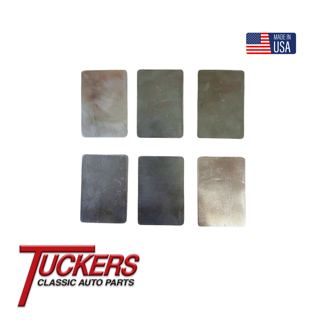Tuckers  1967–1972 Chevy GMC long-bed stake pocket delete kit with six 18-gauge steel weld-in filler panels, made in USA.