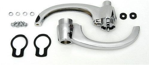 Chrome Door Handle Set – LH & RH, Fits 1952-1959 Chevrolet Pickup (New With Hardware Included)
