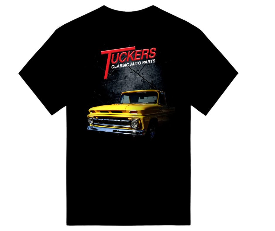 1960-1966 C10 Chevy Truck T-Shirt Tuckers Distressed Metal