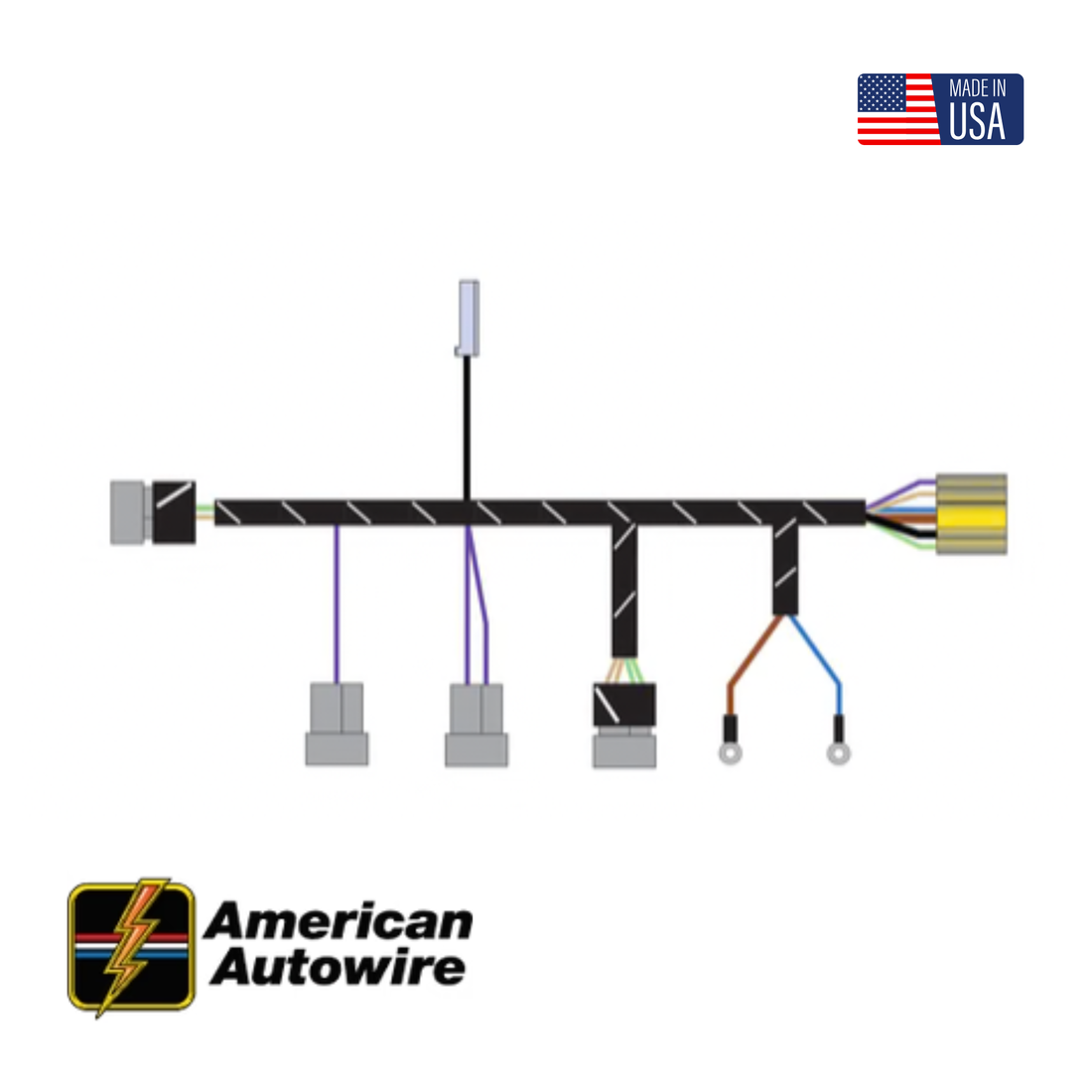 American Autowire-1958-1959 Forward Lamp Wire Harness-GM Truck-30805