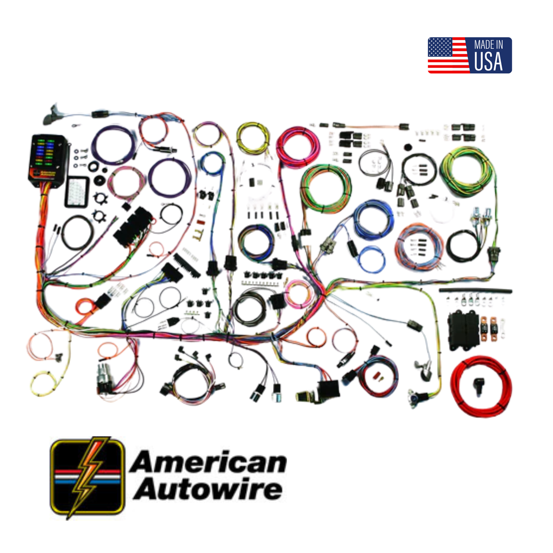 American Autowire 1967-1968 Ford Mustang Wire Harness Kit Complete 510055