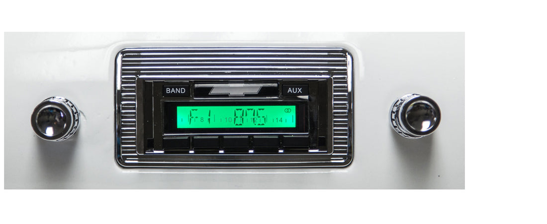 Custom Autosound 1947-1953 Chevy Truck Radio USA230 - CAM-CHTKE-230