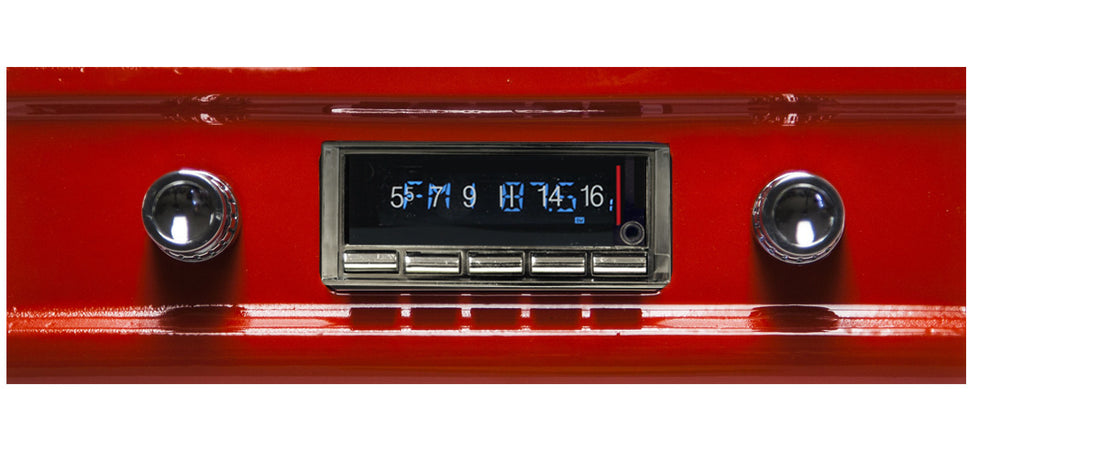 Custom Autosound 1960-1963 GMC Truck Radio USA740 - CAM-GMTKLM-740