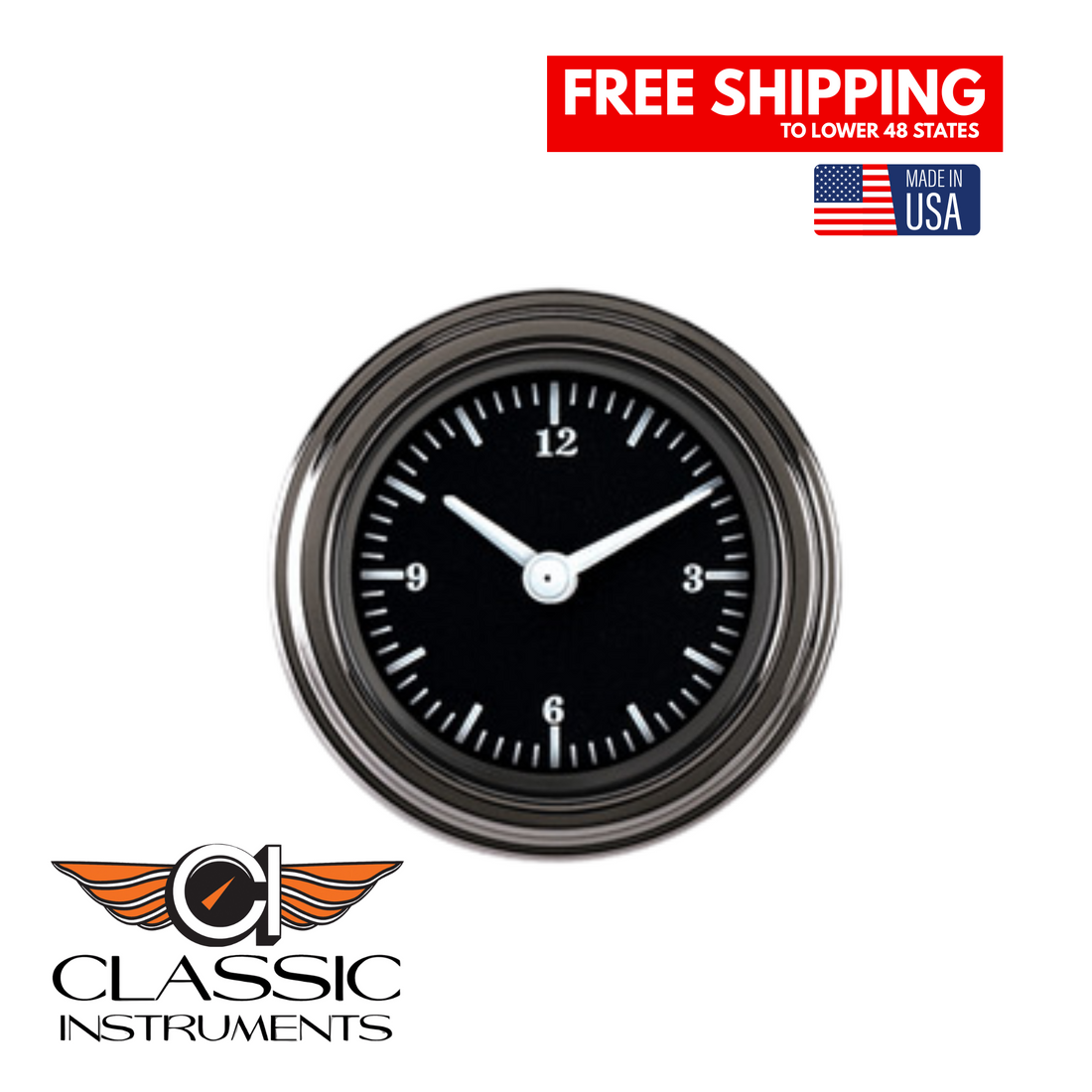 Classic Instruments Clock Button Clock - Tuckers Classic Auto Parts