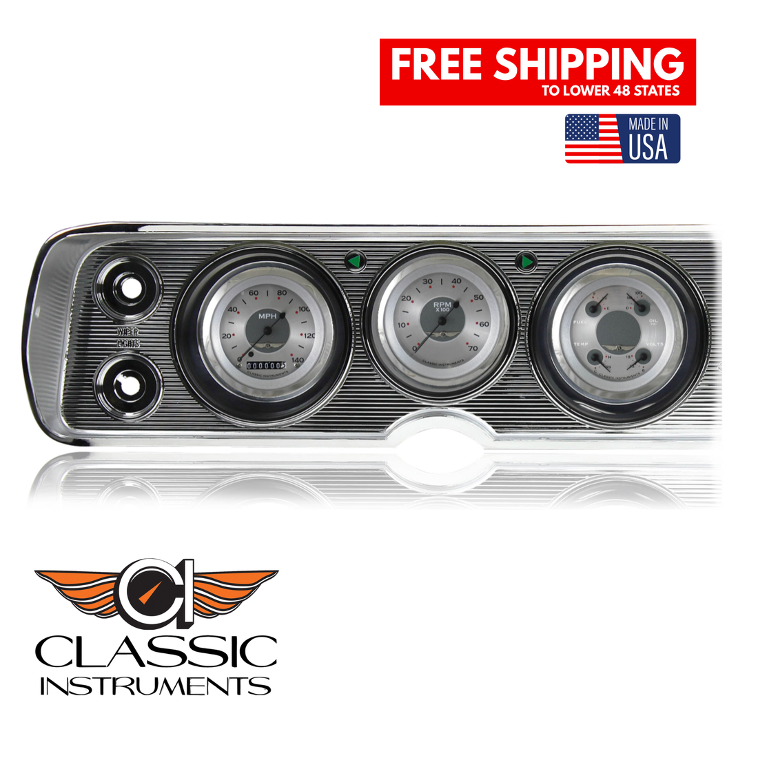 Classic Instruments - All American Gauge 1964-65 Chevelle Package - CV64AW