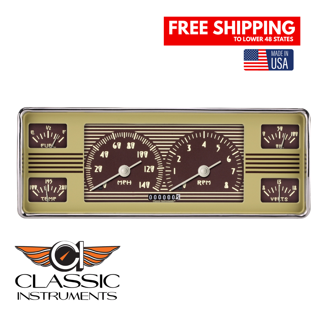 Classic Instruments - Classic Instruments OE Gauge Package - FC40OE