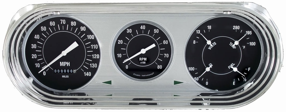 Classic Instruments - Hot Rod Gauges 1963-65 Nova Direct-fit Package - NO63HR