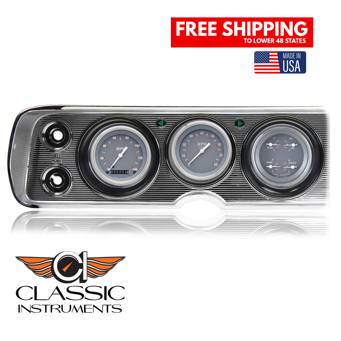 Classic Instruments - SG Series Gauge 1964-65 Chevelle Package - CV64SG