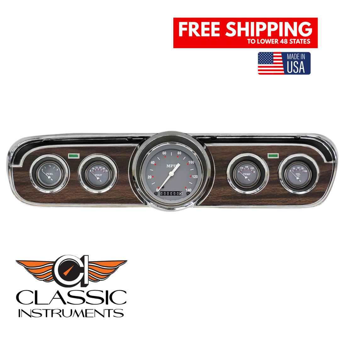 Classic Instruments - SG Series Gauge 1965-66 Mustang Package - MU65SG00